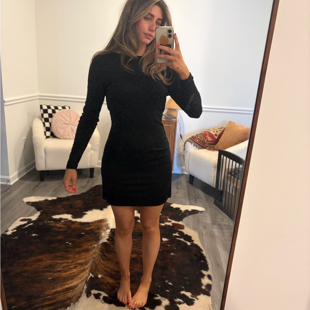 Lioness Black Long Sleeve Dress